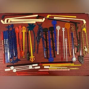 50+ vintage stir sticks from Vegas to Hawaii.